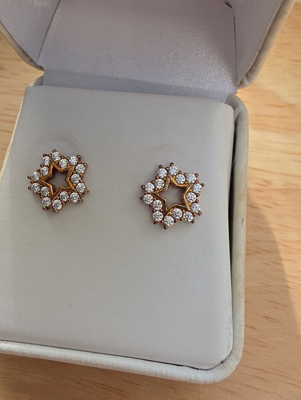 Gold Star Halo Crystal Stud Earrings - Elegant Women's Jewelry #3